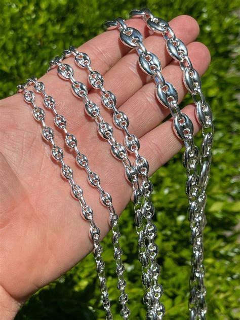 8mm gucci link chain|gucci mariner link chain silver.